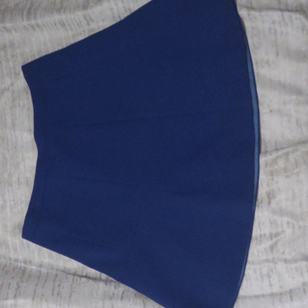 J. Crew Blue A-Line Mini Skirt for Casual Wear